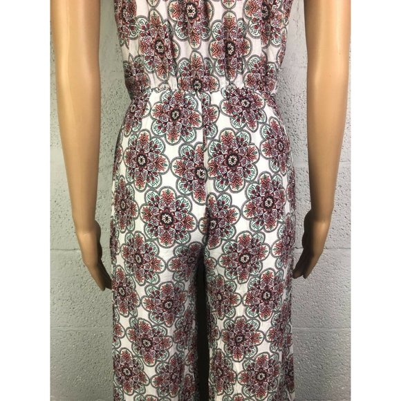 Purple Snow Mandala Romper Pants Jumpsuit Boho Playsuit Style RSA3522 Size S - Picture 8 of 12